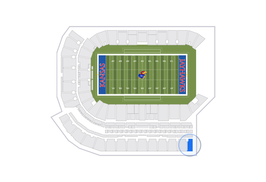 Row Booth Baylor at Kansas tickets in Lawrence (David Booth Kansas Memorial ...