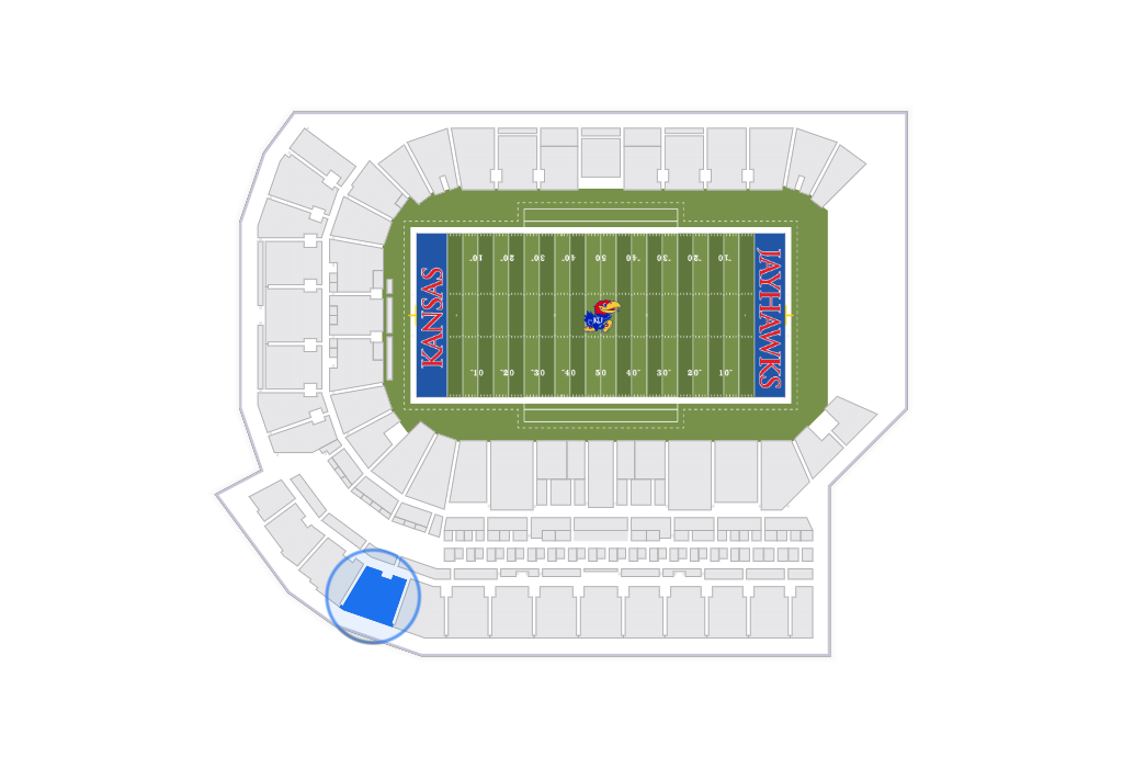Row Booth Baylor at Kansas tickets in Lawrence (David Booth Kansas Memorial ...