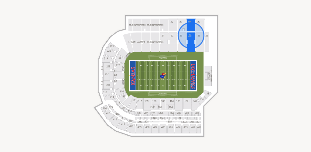David Booth Kansas Memorial Stadium Seating Chart