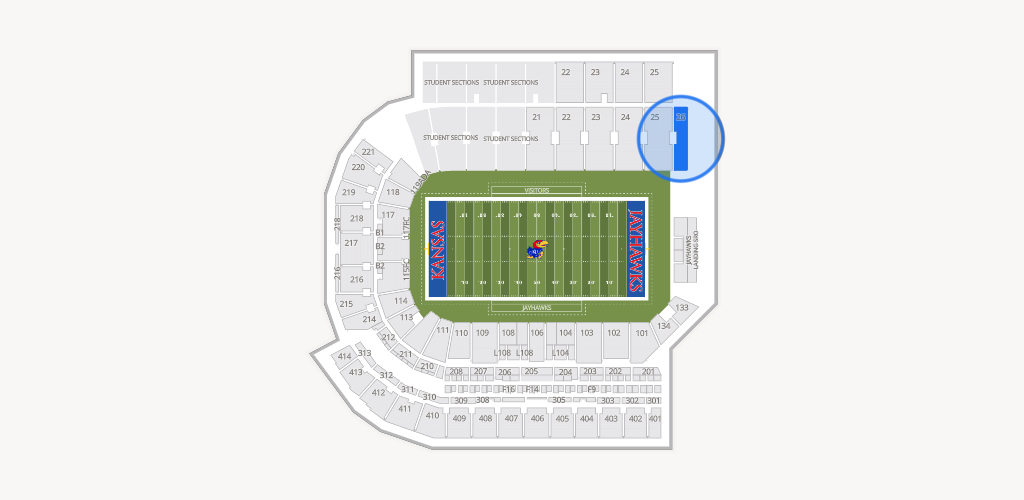 David Booth Kansas Memorial Stadium Seating Chart