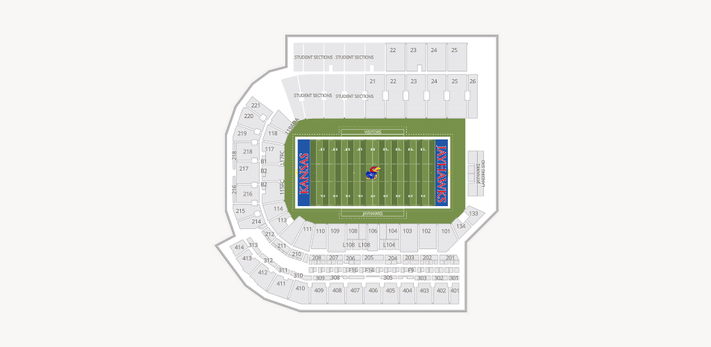 David Booth Kansas Memorial Stadium Seating Chart