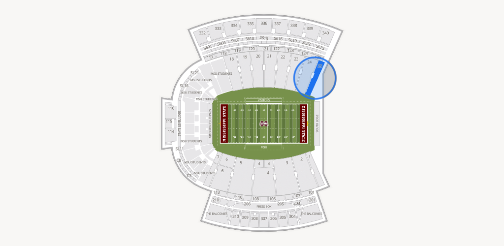 Davis Wade Stadium at Scott Field Seating Chart