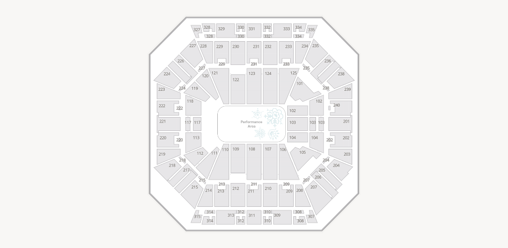 DCU Center Seating Chart