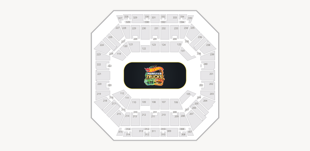 DCU Center Seating Chart