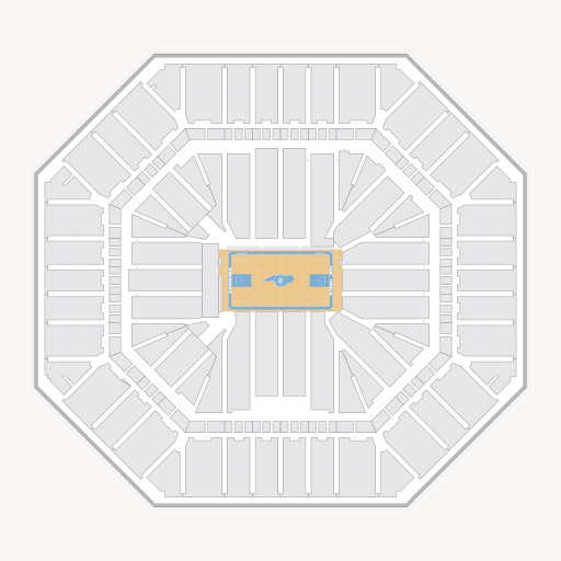 Dean Smith Center seating chart