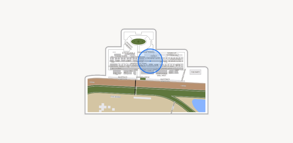 Del Mar Thoroughbred Club Seating Chart