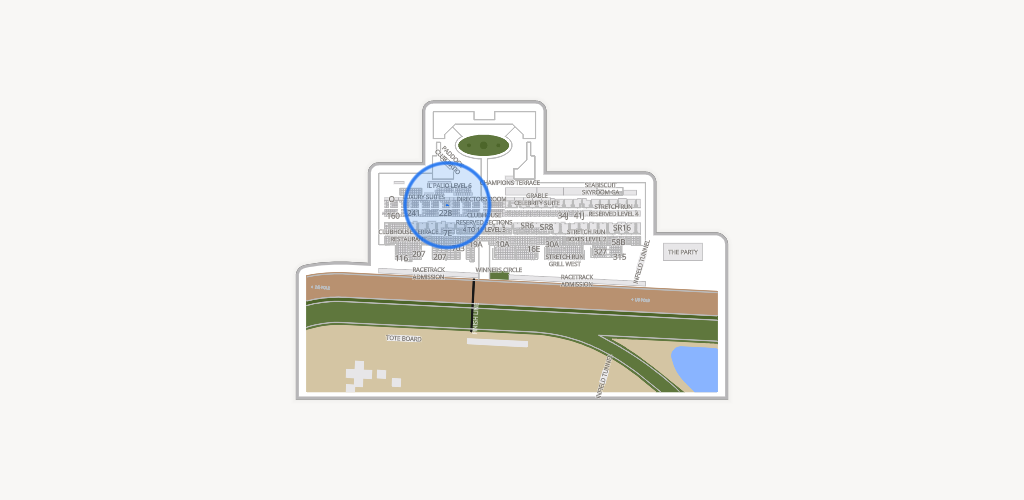 Del Mar Thoroughbred Club Seating Chart