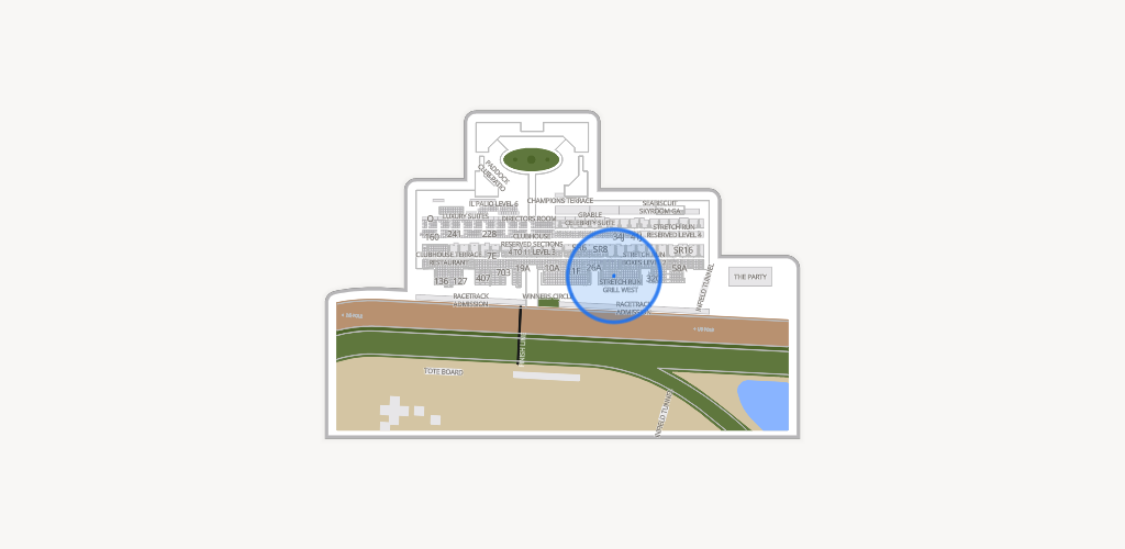 Del Mar Thoroughbred Club Seating Chart