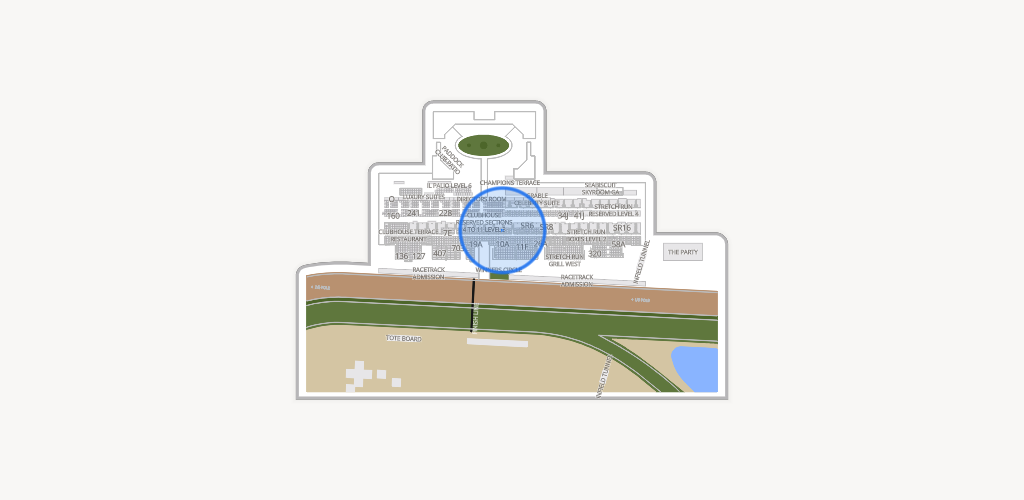 Del Mar Thoroughbred Club Seating Chart