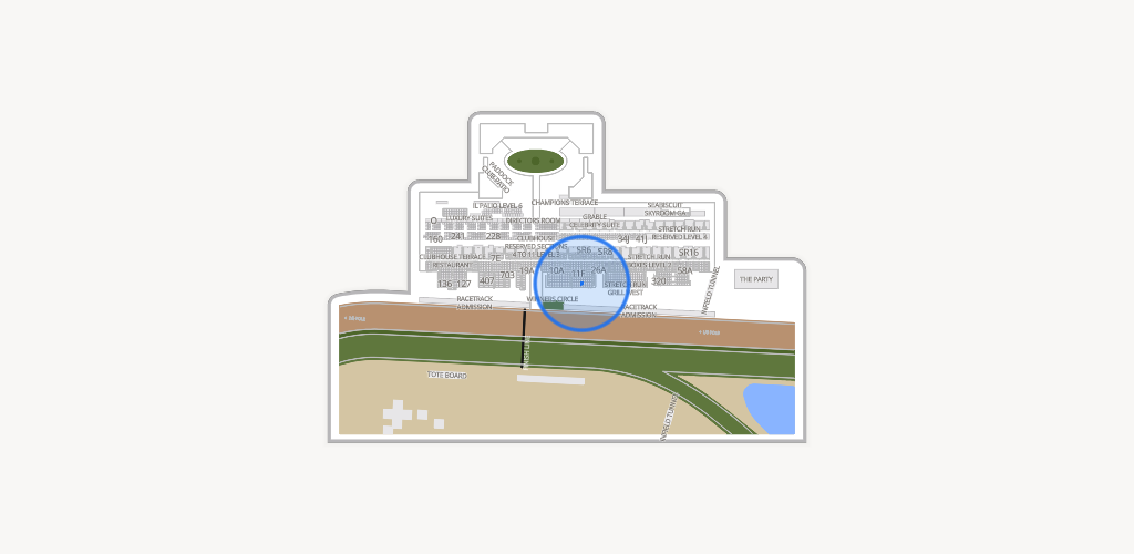 Del Mar Thoroughbred Club Seating Chart