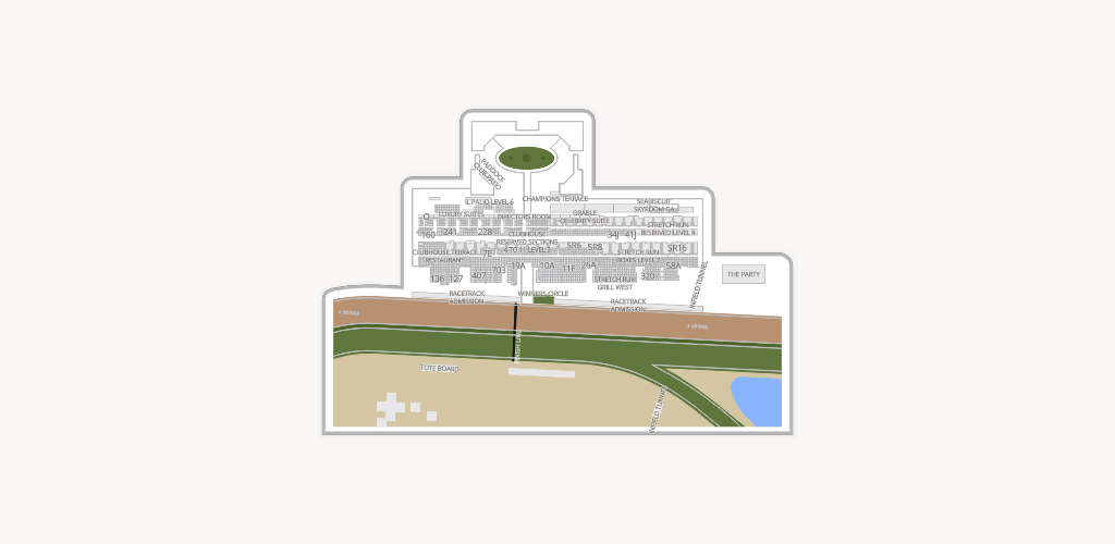 Del Mar Thoroughbred Club Seating Chart