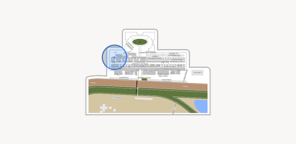 Del Mar Thoroughbred Club Seating Chart