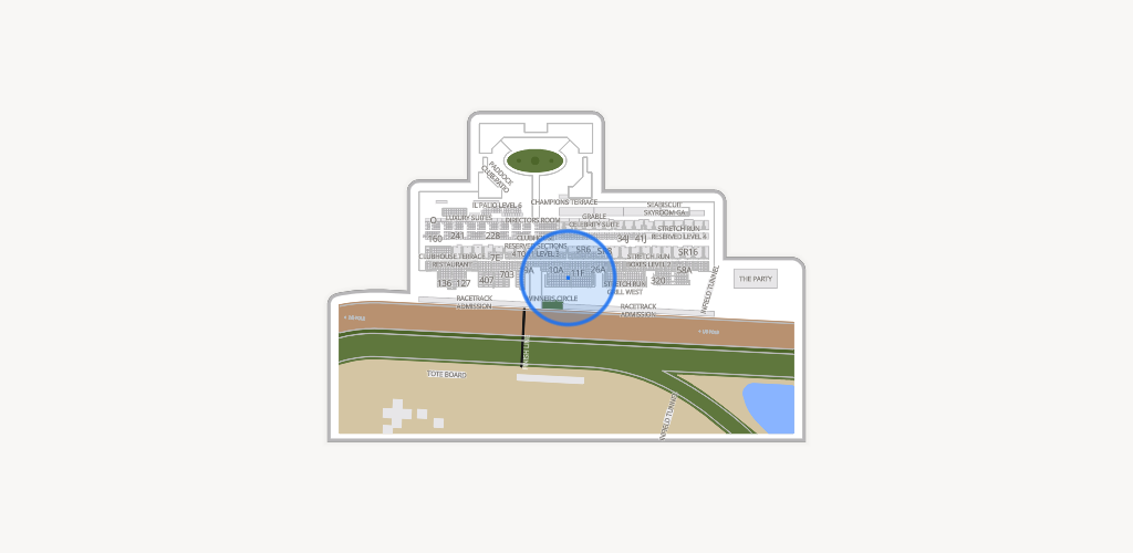 Del Mar Thoroughbred Club Seating Chart