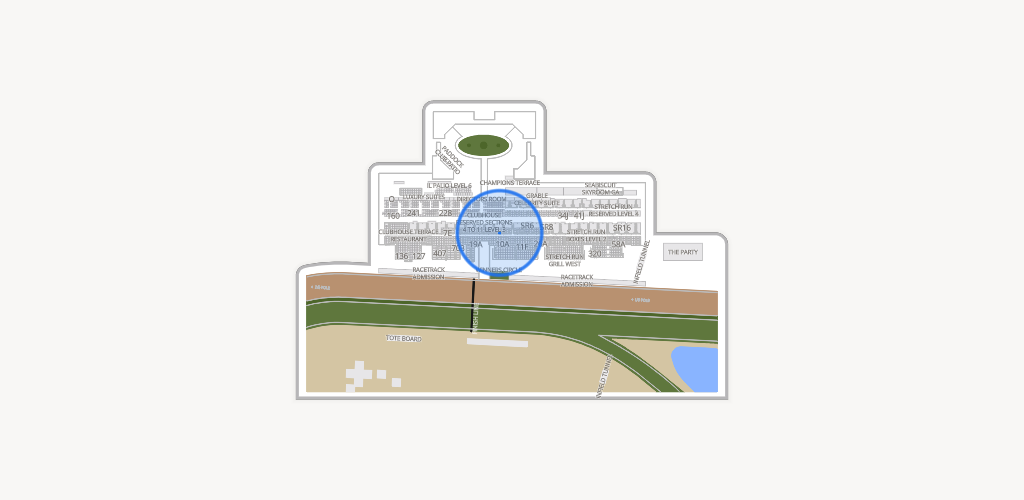 Del Mar Thoroughbred Club Seating Chart