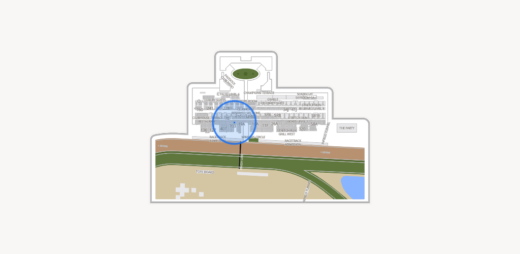 Del Mar Thoroughbred Club Seating Chart