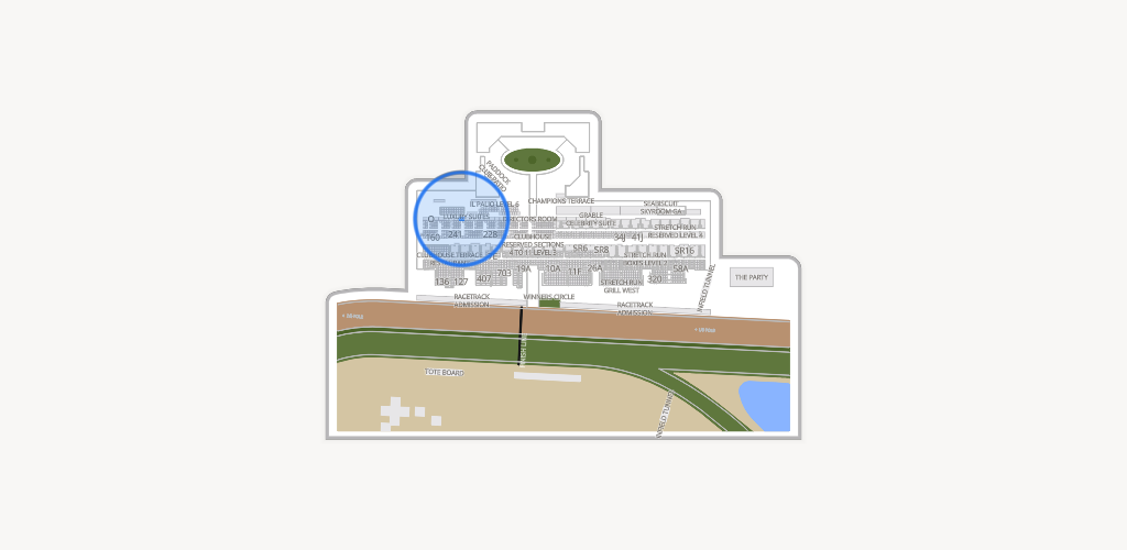Del Mar Thoroughbred Club Seating Chart
