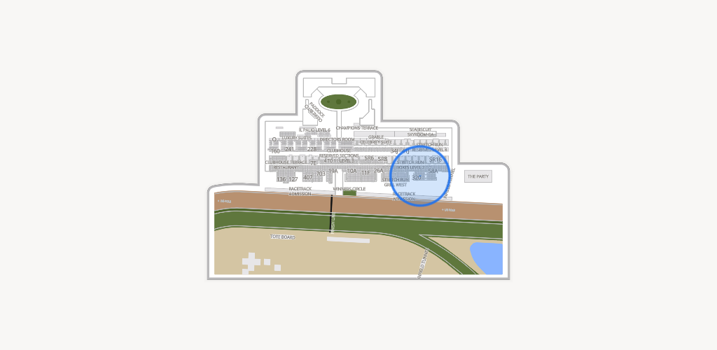 Del Mar Thoroughbred Club Seating Chart
