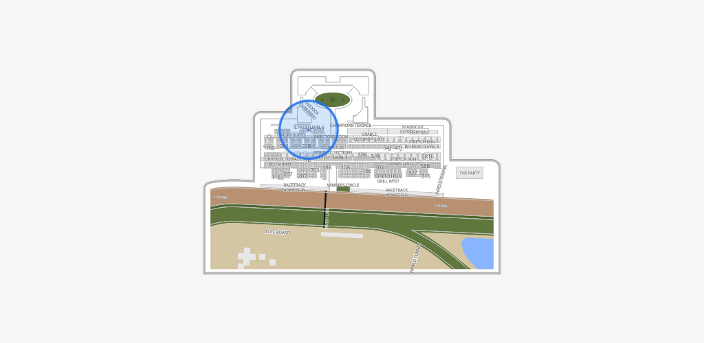Del Mar Thoroughbred Club Seating Chart