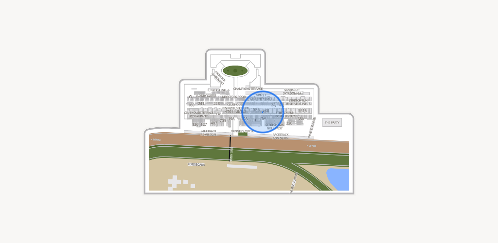 Del Mar Thoroughbred Club Seating Chart