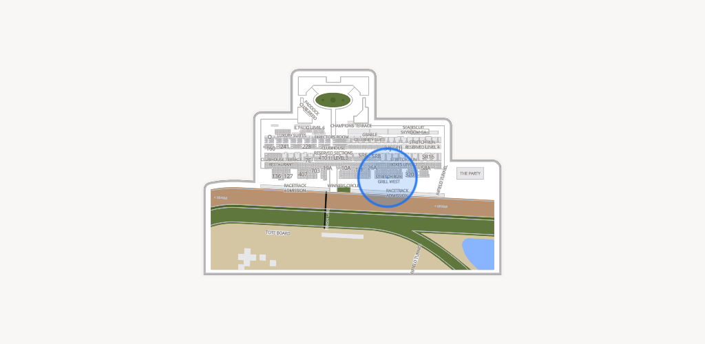 Del Mar Thoroughbred Club Seating Chart