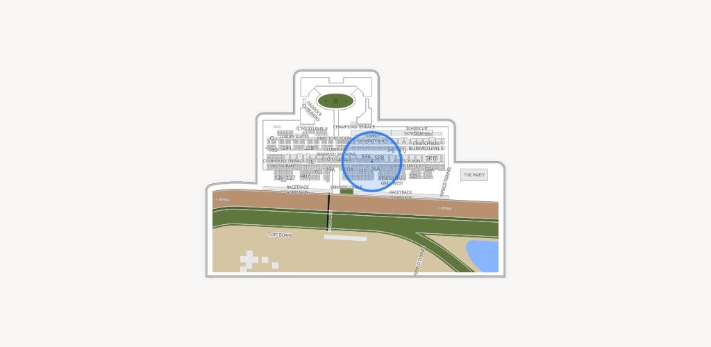 Del Mar Thoroughbred Club Seating Chart
