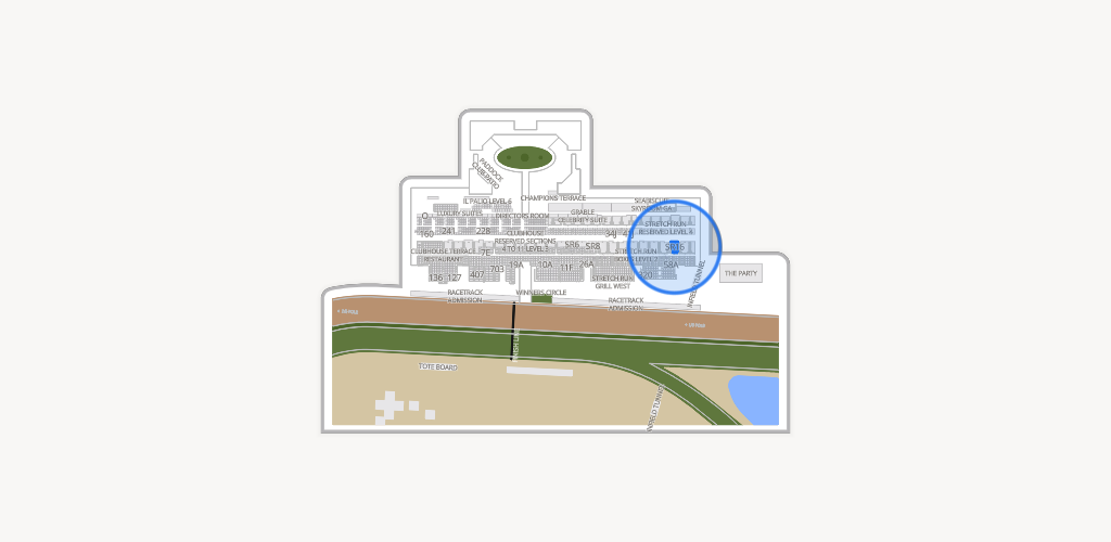Del Mar Thoroughbred Club Seating Chart