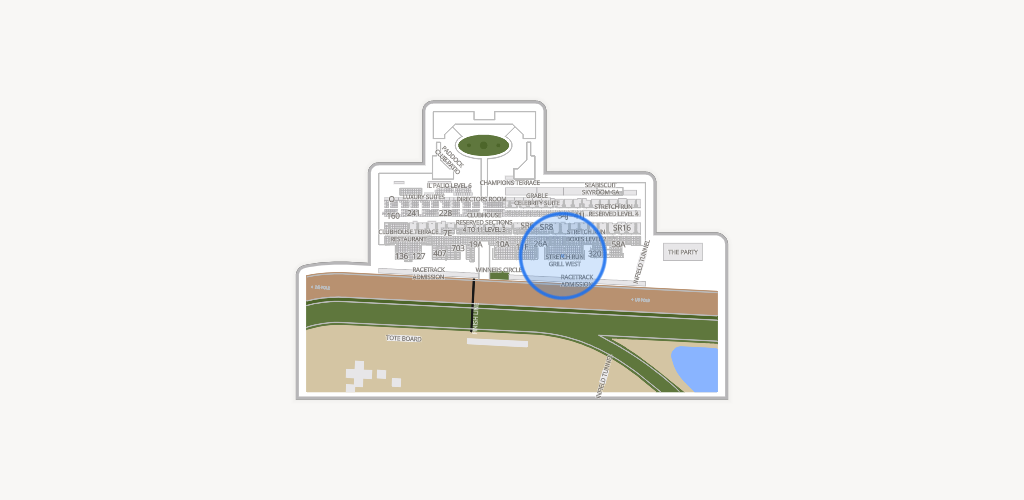 Del Mar Thoroughbred Club Seating Chart