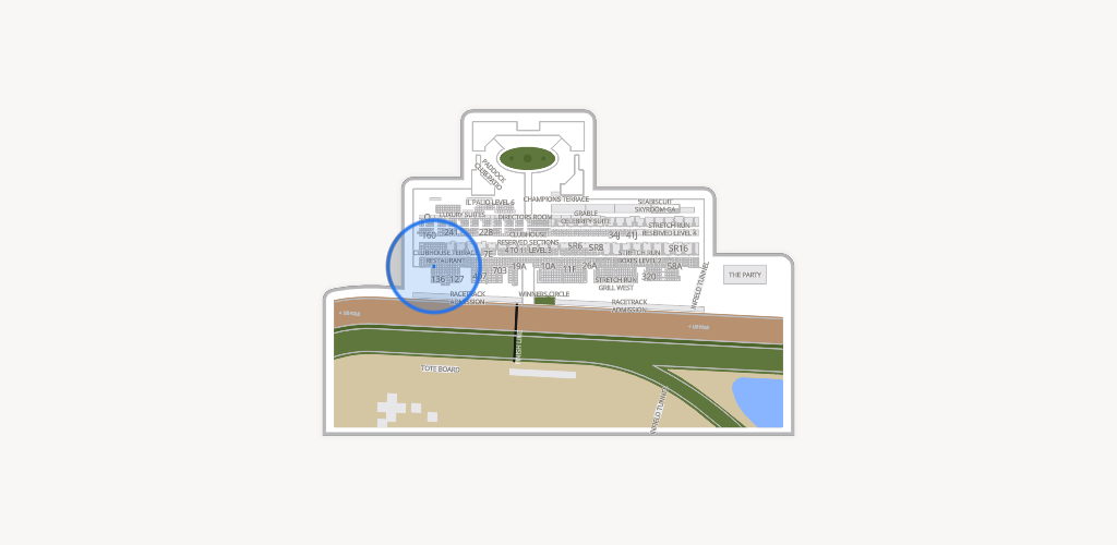 Del Mar Thoroughbred Club Seating Chart