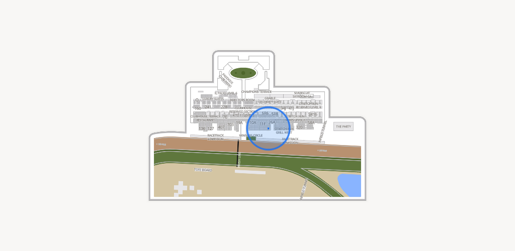 Del Mar Thoroughbred Club Seating Chart