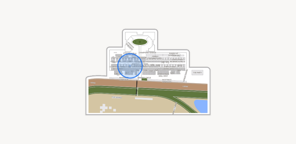 Del Mar Thoroughbred Club Seating Chart