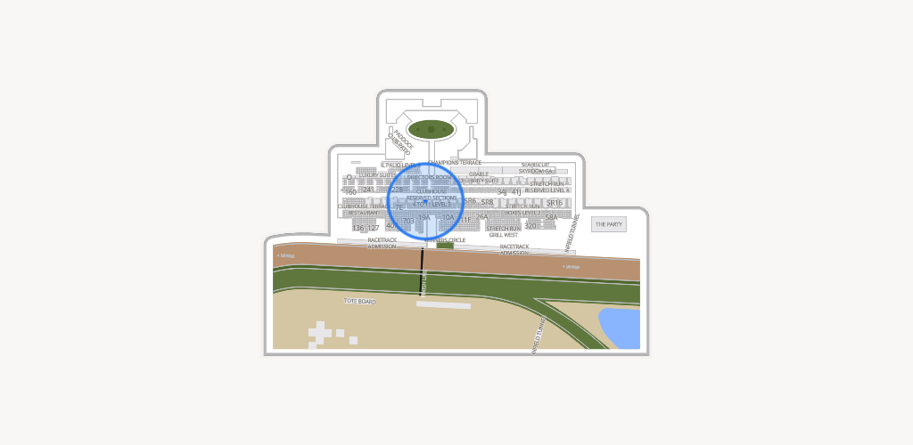 Del Mar Thoroughbred Club Seating Chart
