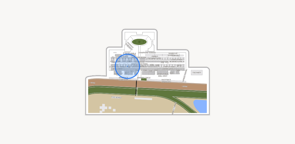 Del Mar Thoroughbred Club Seating Chart