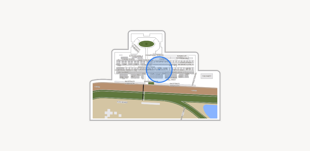 Del Mar Thoroughbred Club Seating Chart