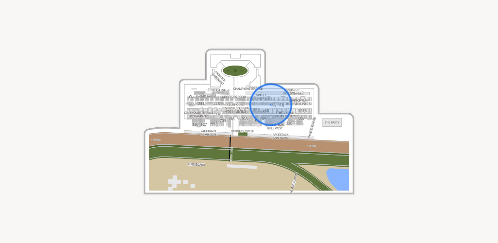 Del Mar Thoroughbred Club Seating Chart