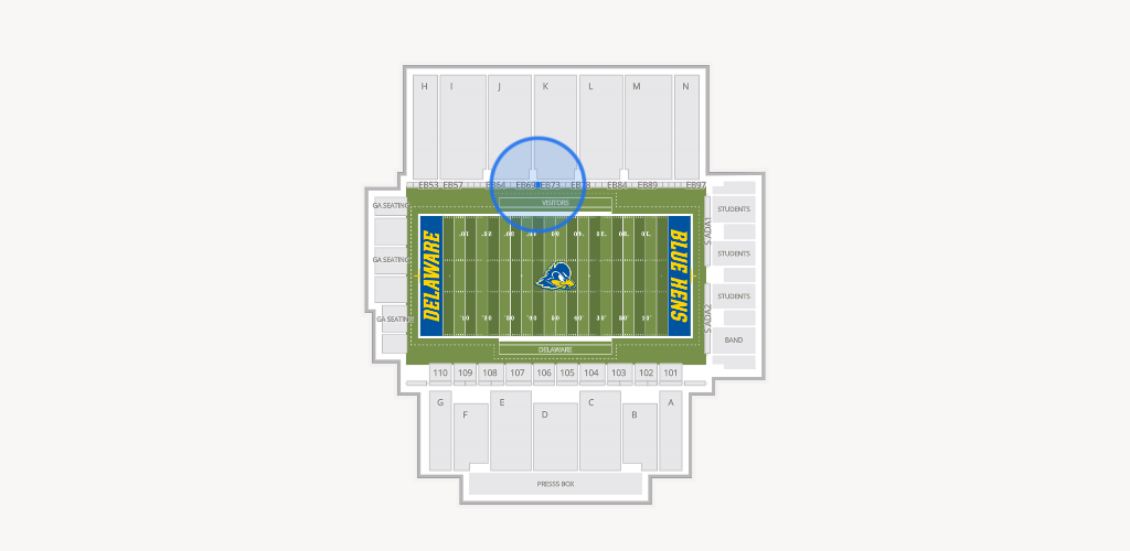 Delaware Stadium Seating Chart