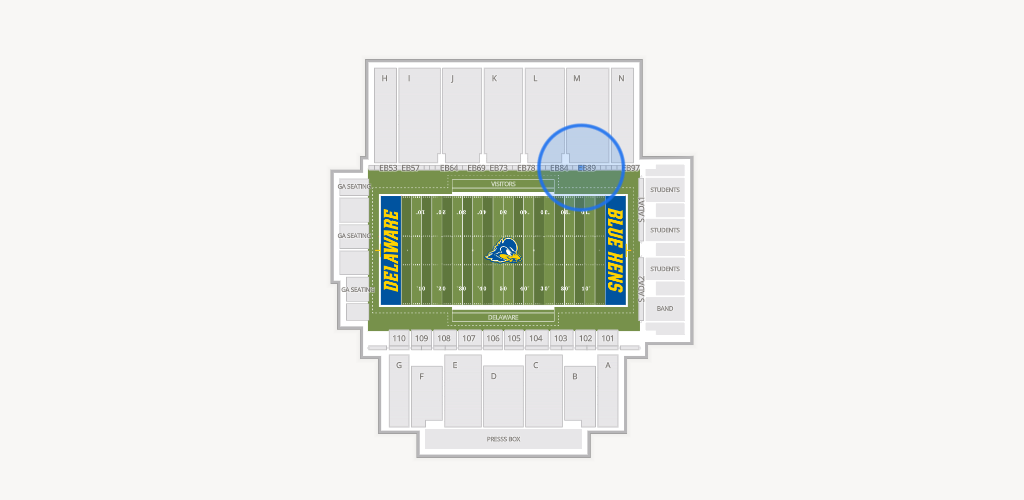 Delaware Stadium Seating Chart