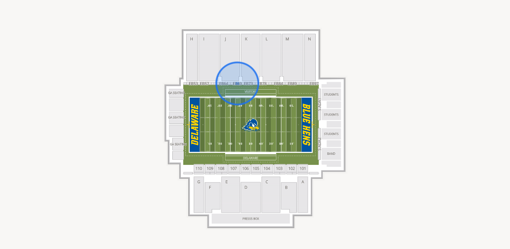 Delaware Stadium Seating Chart