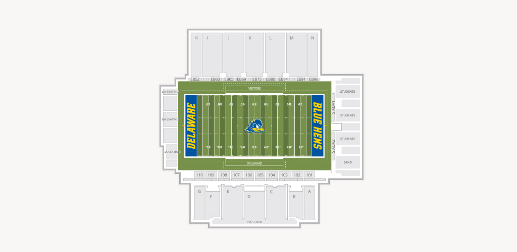 Delaware Stadium Seating Chart
