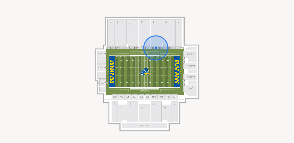 Delaware Stadium Seating Chart