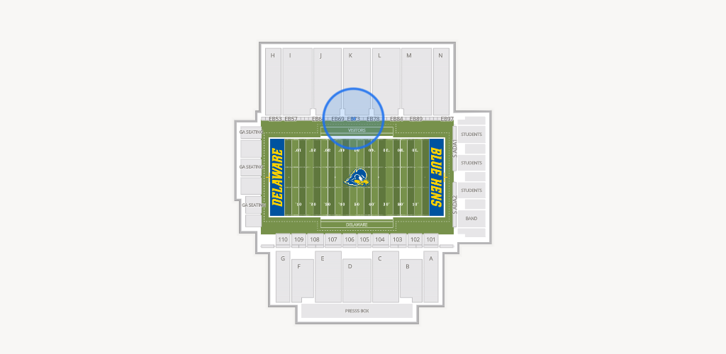 Delaware Stadium Seating Chart