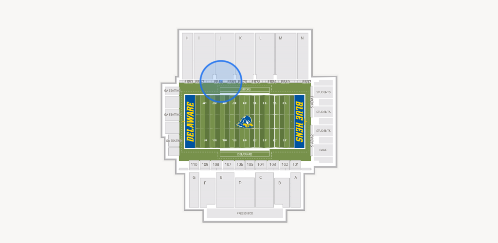 Delaware Stadium Seating Chart