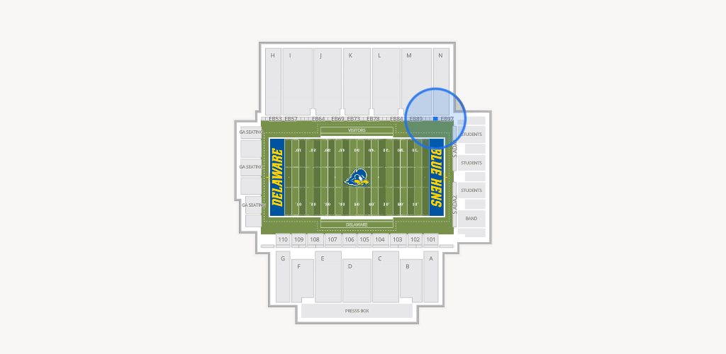 Delaware Stadium Seating Chart