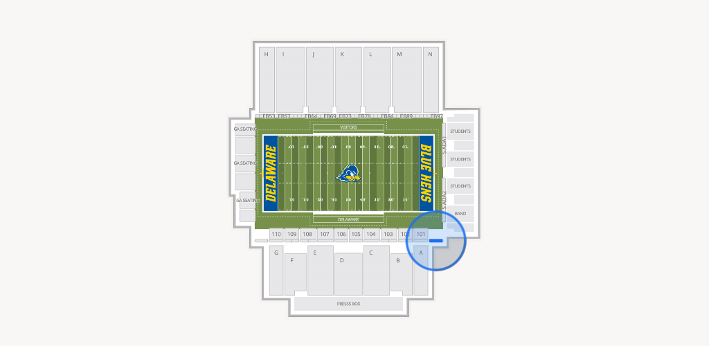 Delaware Stadium Seating Chart
