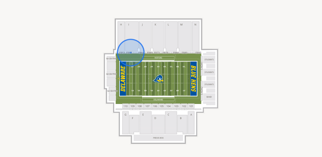 Delaware Stadium Seating Chart