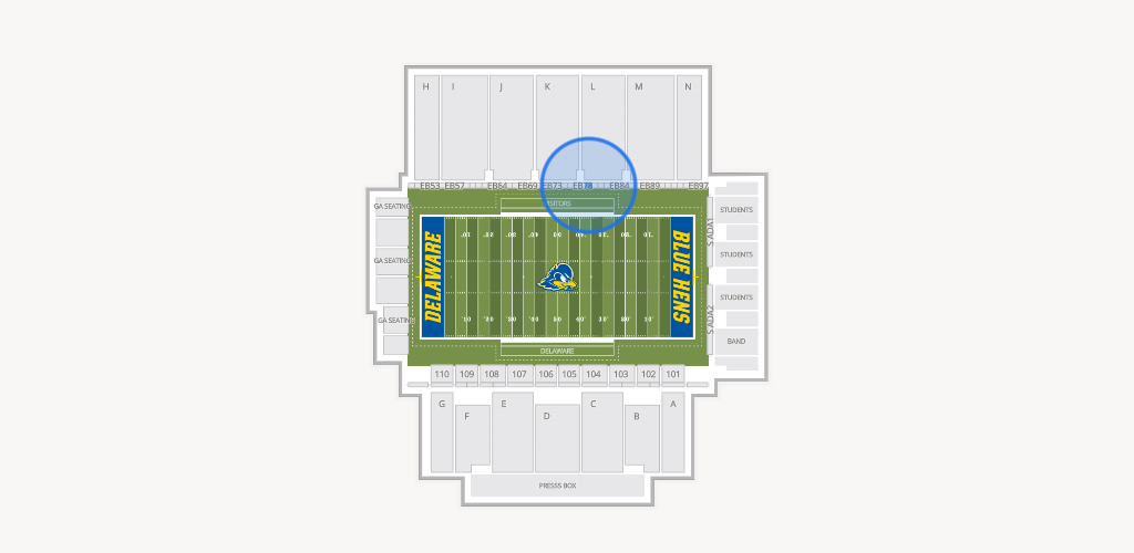 Delaware Stadium Seating Chart