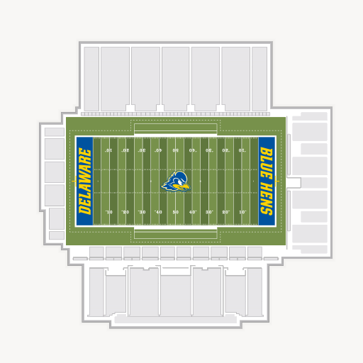 Delaware Stadium seating chart