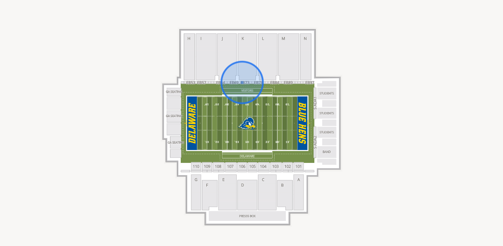 Delaware Stadium Seating Chart