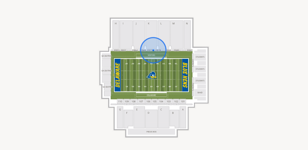 Delaware Stadium Seating Chart