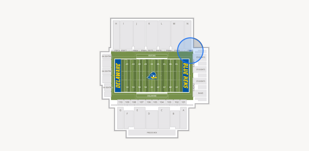 Delaware Stadium Seating Chart