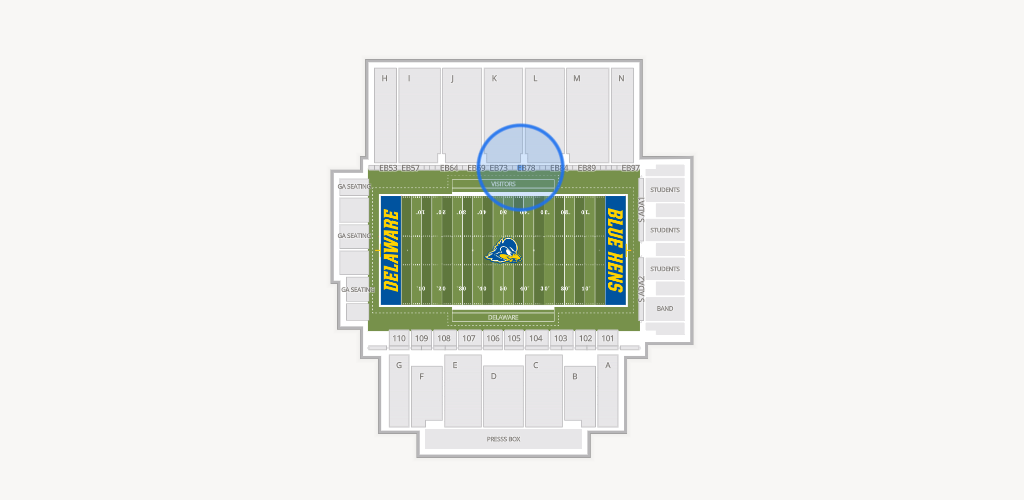 Delaware Stadium Seating Chart